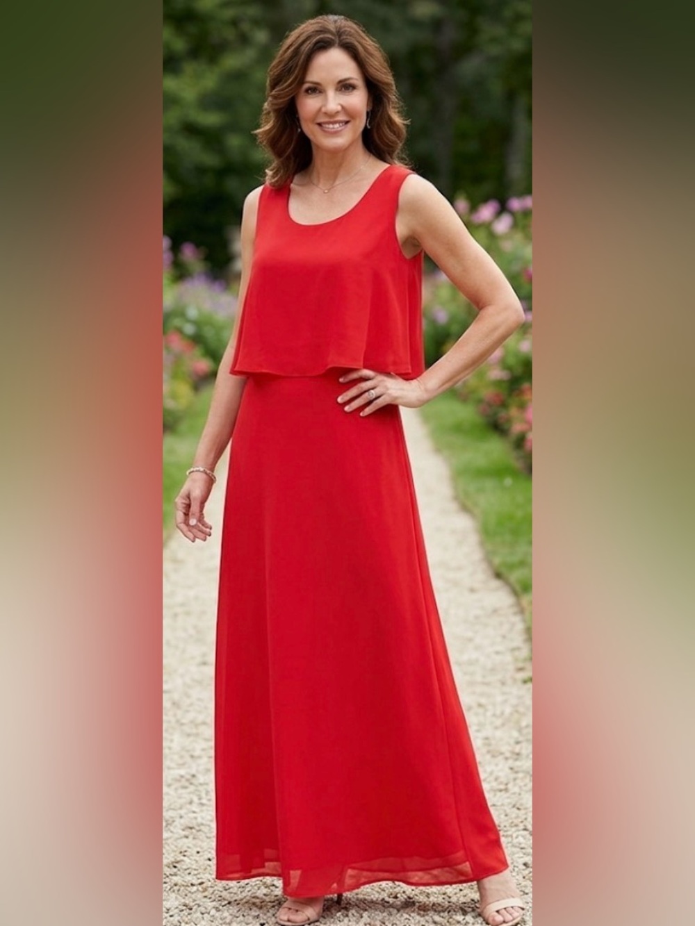 NWOT - New Without Tag ONE MARKET TIERED DRESS